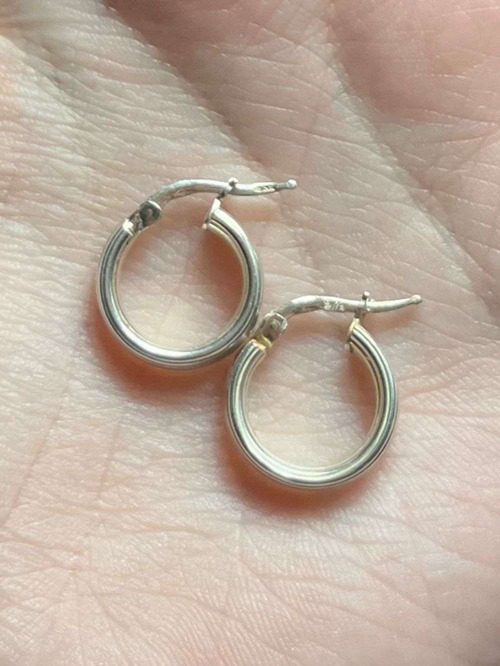💘925 Classic Silver Hoop Earrings - Small Hoop Earrings in Silver
